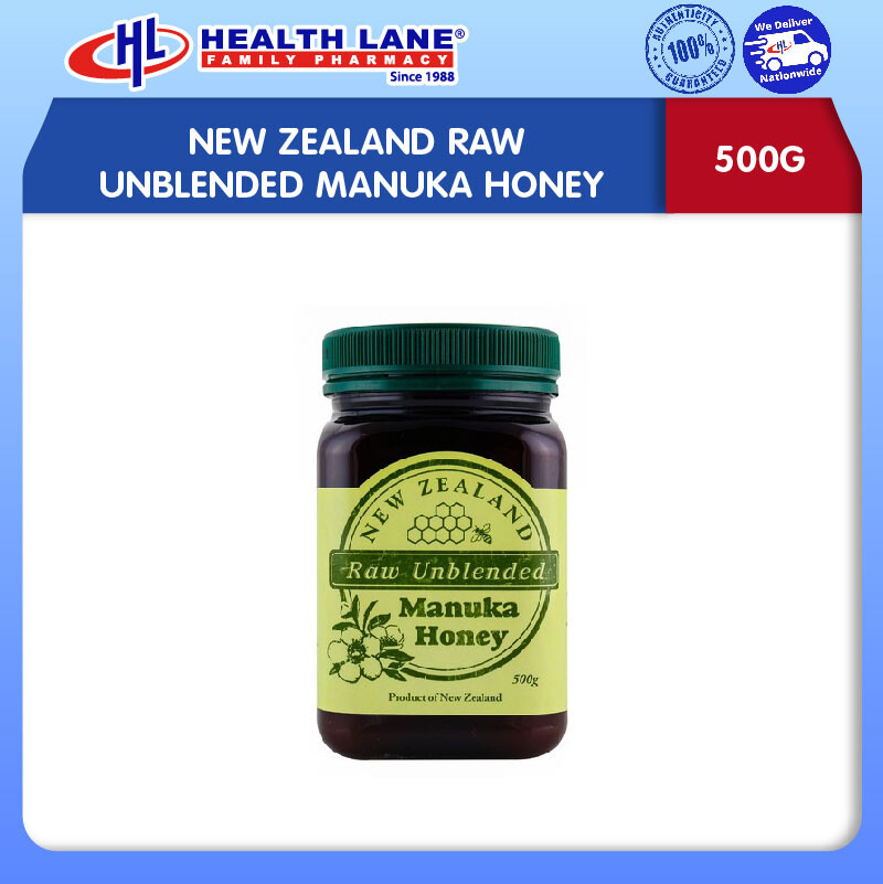 NEW ZEALAND RAW UNBLENDED MANUKA HONEY (500G)